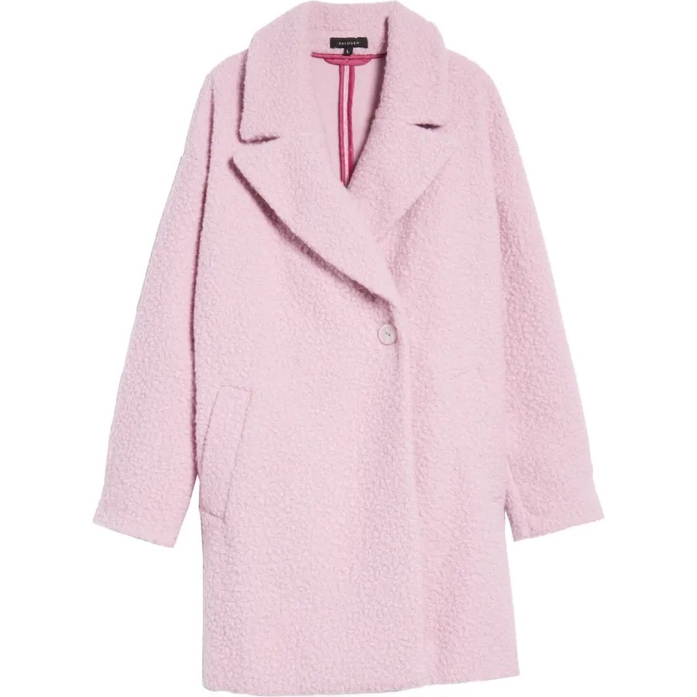 Halogen Bouclé Coat